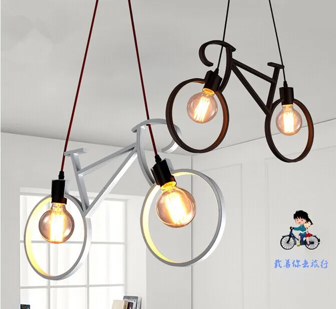 Креативная индивидуальная велосипедная железная люстра Северной Европы