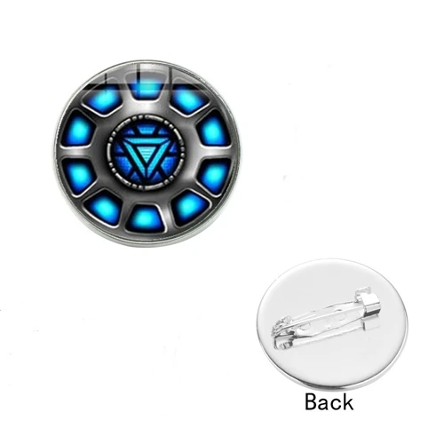 SONGDA Marvel, Железный человек, Тони Старк, броши, Arc Reactor, Мстители, 4 значка, классика, кино, булавки, коллекция фанатов, джинсовая рубашка - Окраска металла: Style 12