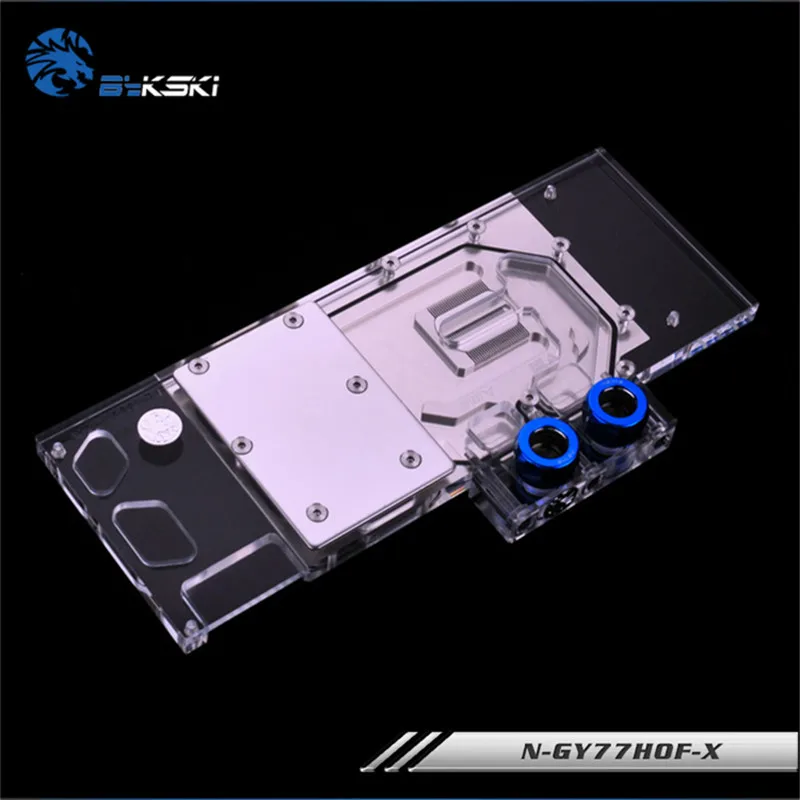 Bykski полный охват GPU водный блок для GALAX GTX760 770 680 HOF видеокарта N GY77HOF X|Кулеры и