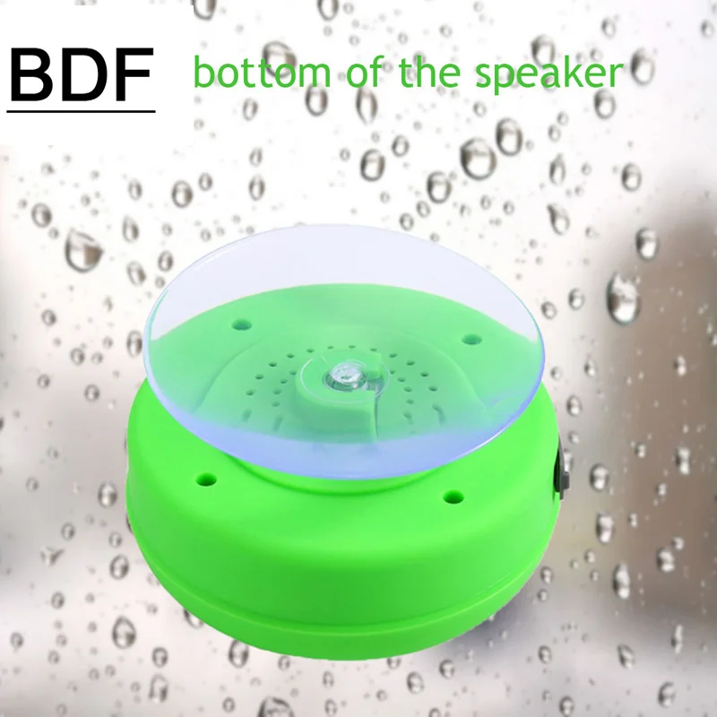 BDF Водонепроницаемый мини портативный Душ Bluetooth динамик с присоской Поддержка Hands