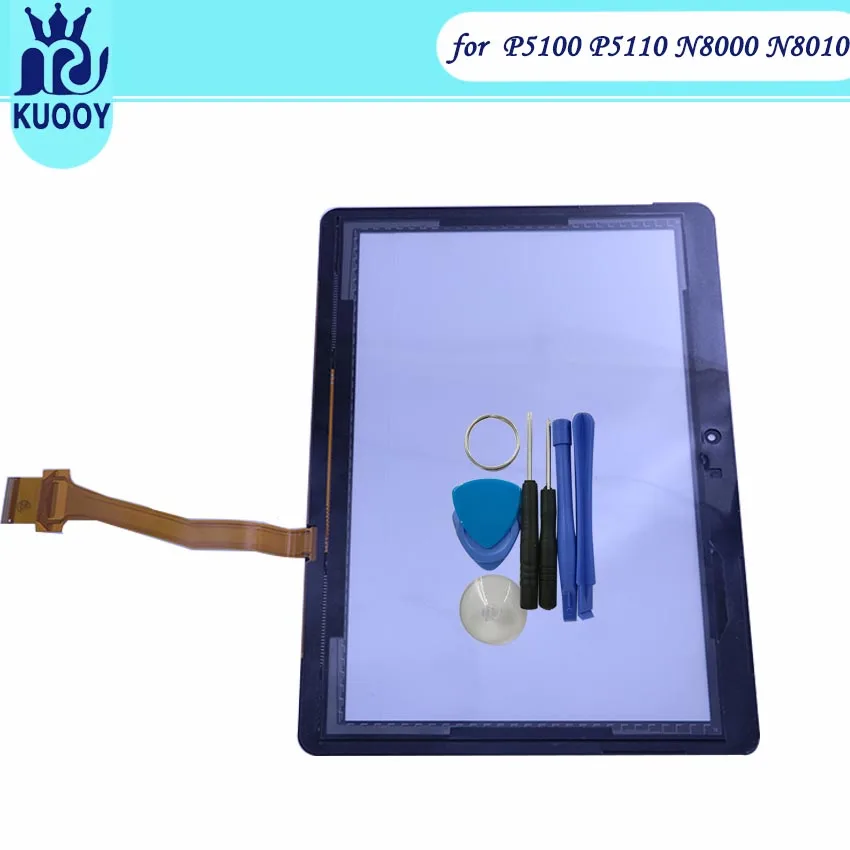 Сенсорный экран для samsung Galaxy Tab 2 GT-P5100 P5100 P5110 N8000 10,1 ''Сенсорная панель дигитайзер Сенсорная ЖК-Панель переднее стекло