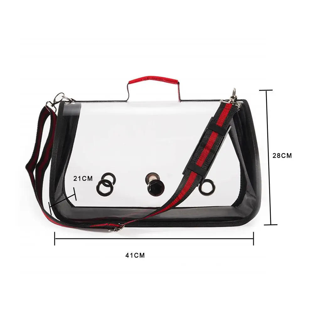 Переноска для домашних животных портативная прозрачная дышащая клетка попугаев