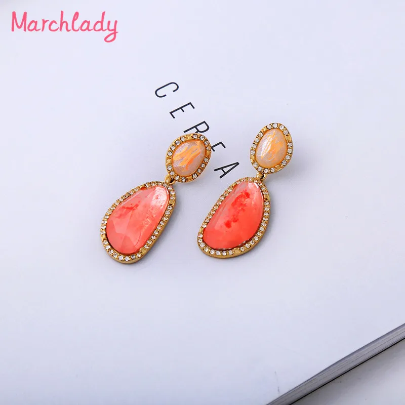 Pendientes Colgantes де Mujer Moda нерегулярные текстуры кулон серьги Модные Украшения Женские