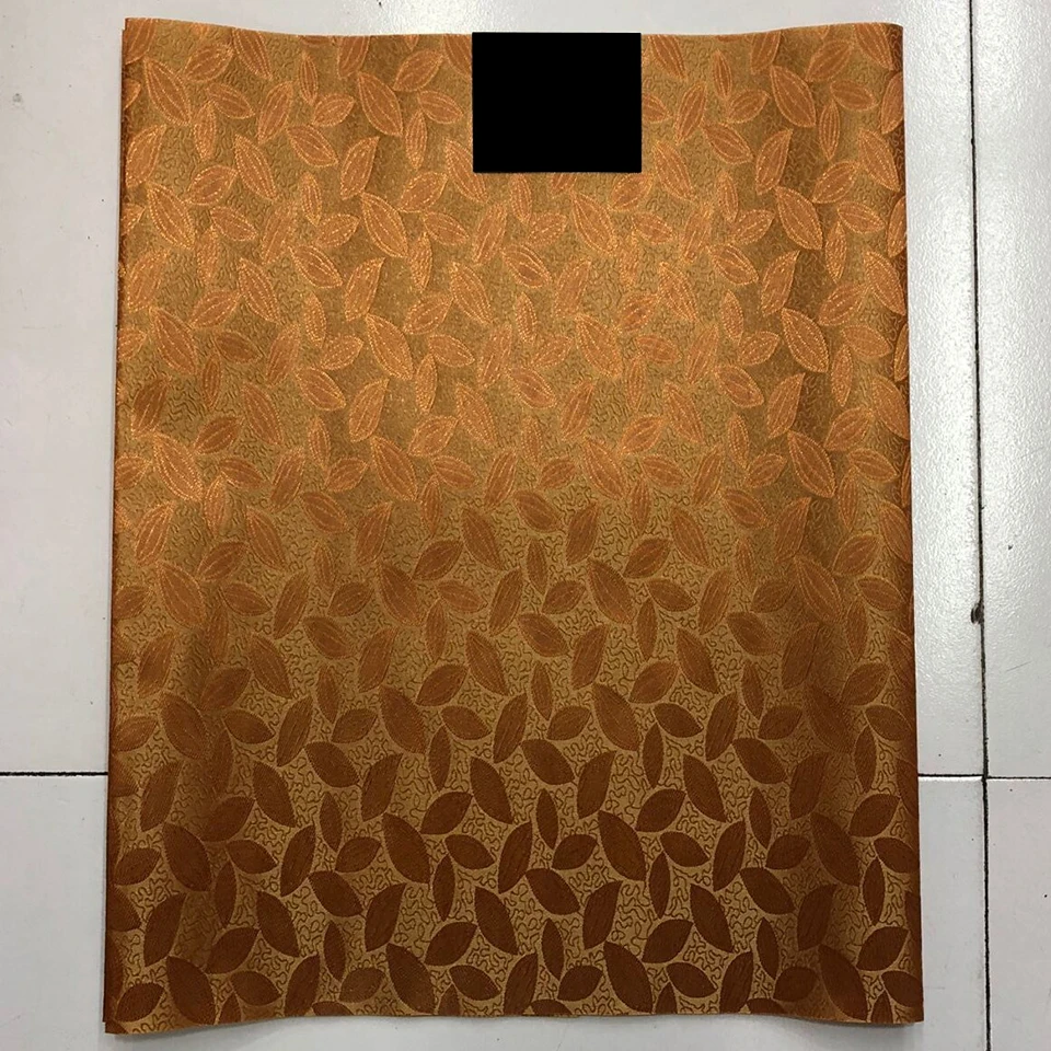 Золотая африканская желе ткань желтые африканские Sego головной убор & обертка для