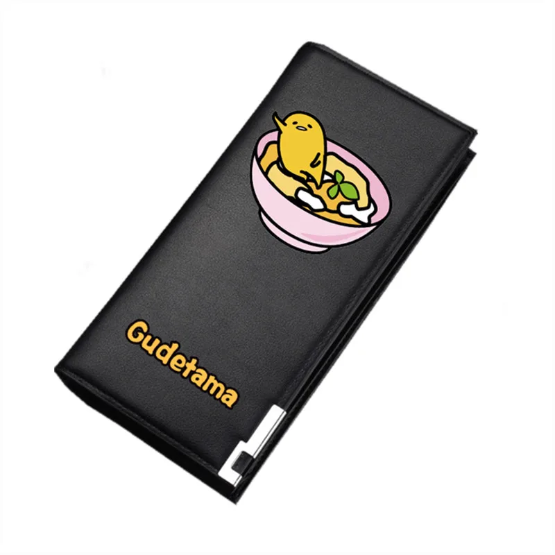 Высокое качество Gudetama принт унисекс Длинный кошелек из искусственной кожи кошелек мультфильм ID держатель для карт подарок сумка для денег Cartera Mujer