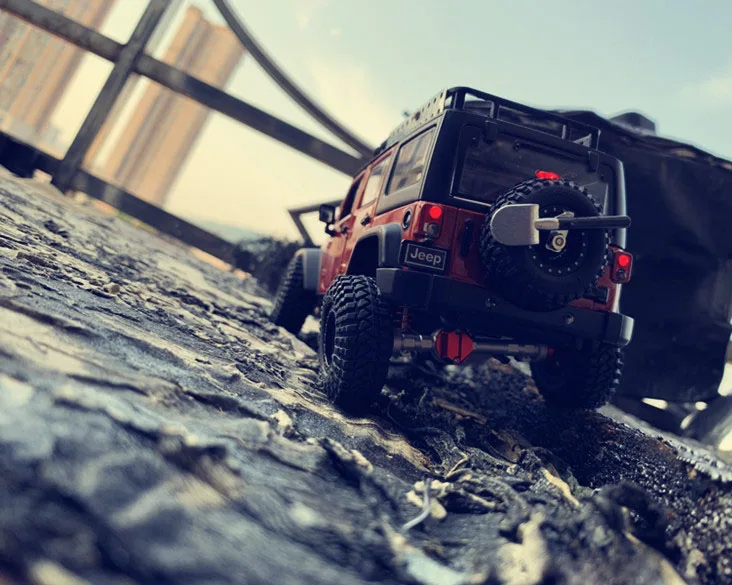 Ручная работа 1:24 RC Гусеничный gk24 альпинистская мофификация автомобиля модифицированная модель автомобиля для Wrangler