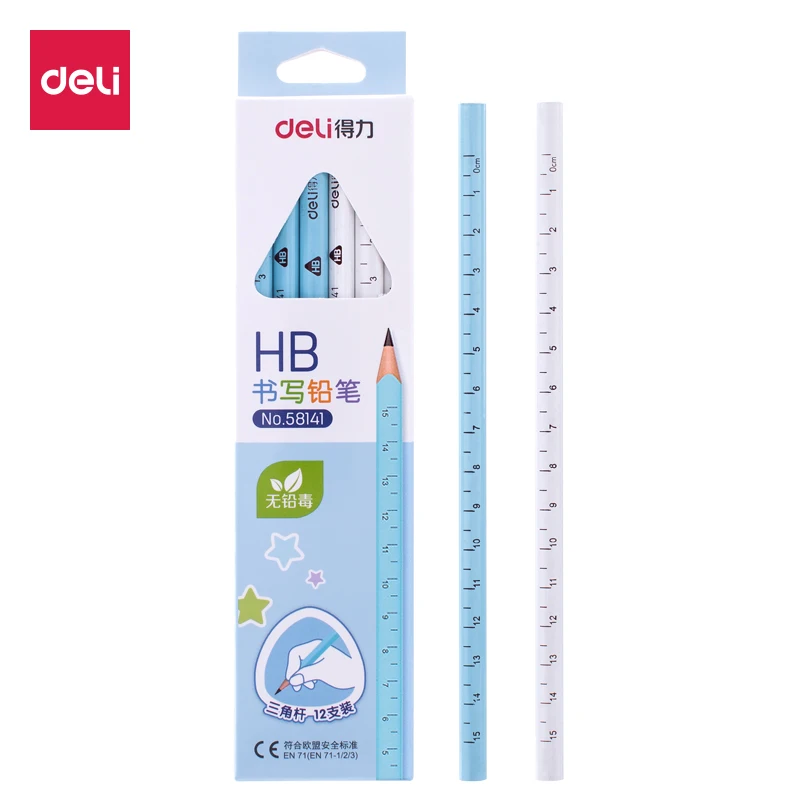 DELI Графитовые Карандаши для школы милый карандаш 2B HB 1 коробка (12 шт.) мультяшный