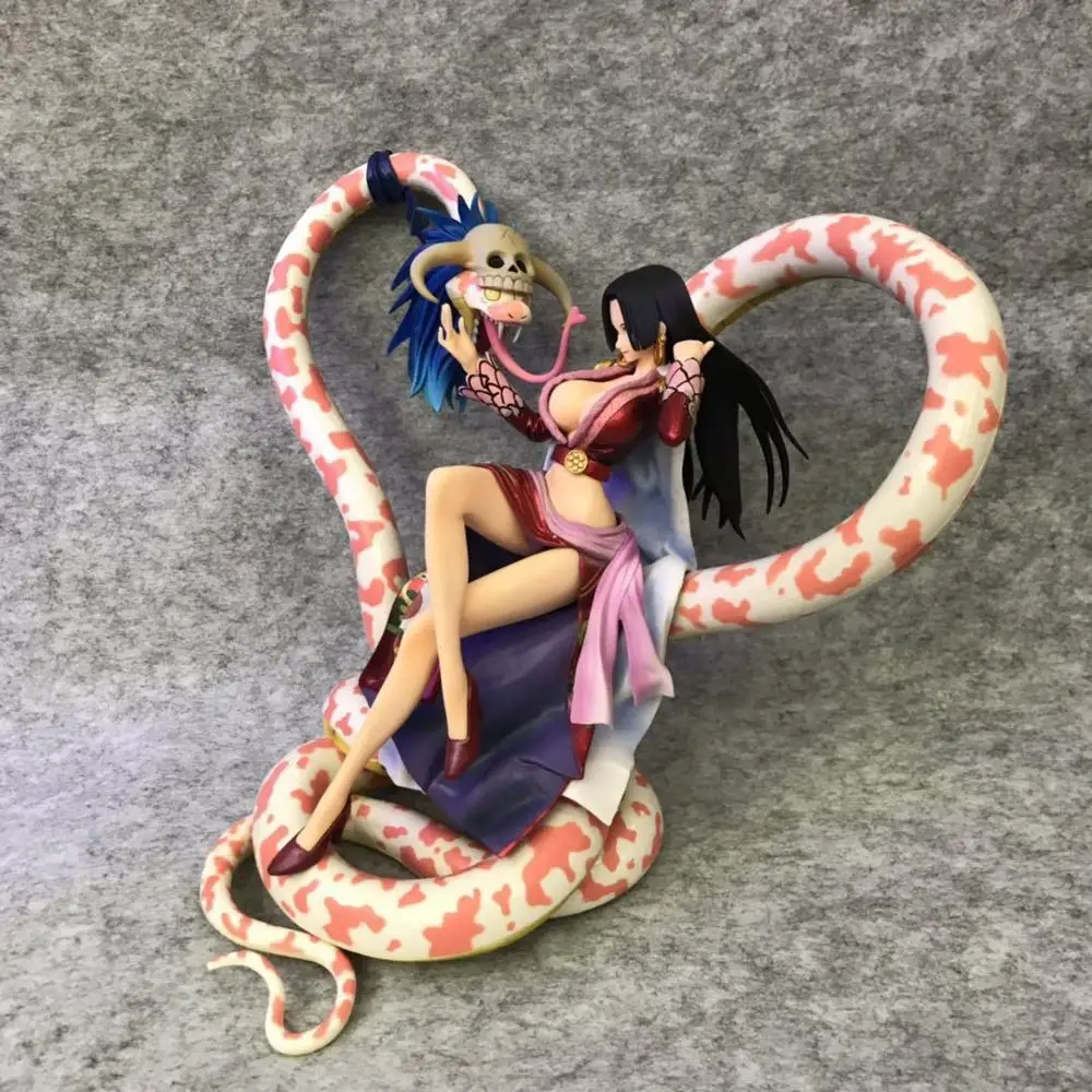 Аниме One Piece портрет пиратов Боа Хэнкок со змеей сексуальная девушка ПВХ