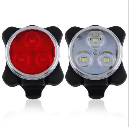 

Bicycle Bike 3 LED 4 Modes Head Front Rear Tail Light Lamp USB Rechargeable Hot Selling