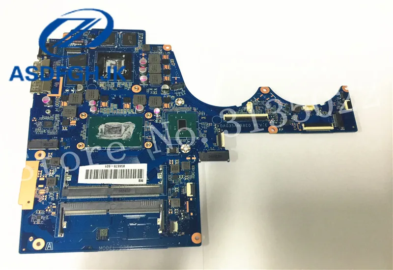 Материнская плата ноутбука 856678 601 для HP 15 AX AX023DX bc015tx материнская DAG35AMB8E0 960M 4 Гб Φ 100%