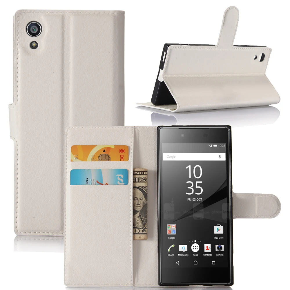 Модный чехол-кошелек из искусственной кожи для Sony Xperia XA1 защитный чехол с