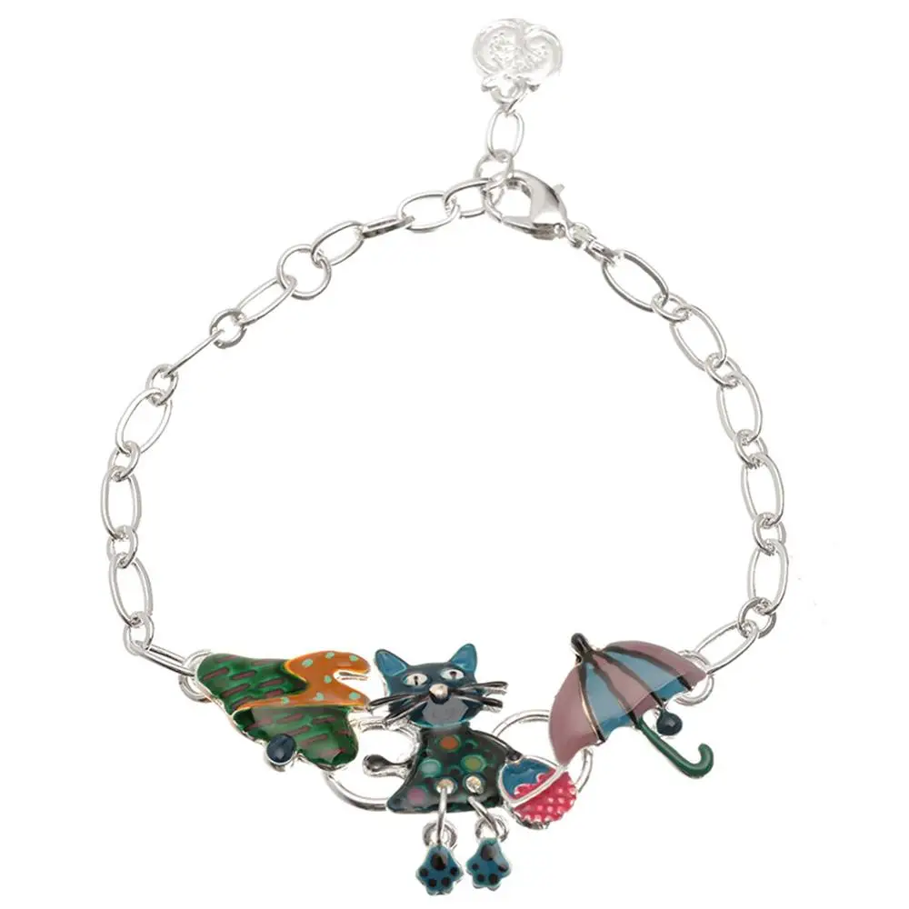 Модные эмалированные браслеты Cring Coco в стиле Харадзюку для девочек и детей