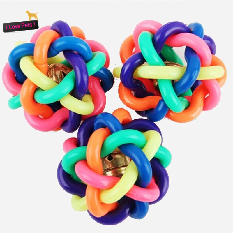 Новая Большая домашняя собака кошка игрушка красочный резиновый круглый шар с