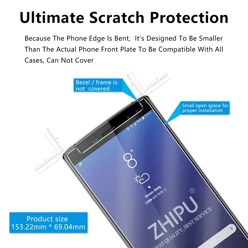 10 шт. закаленное стекло Для DOOGEE BL12000 Pro протектор экрана 2.5D Закаленное