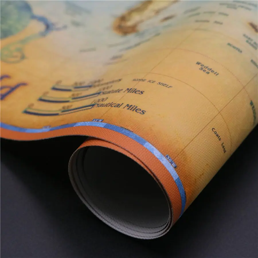 Винтажная карта мира печать на холсте или бумажные принты картина маслом ретро