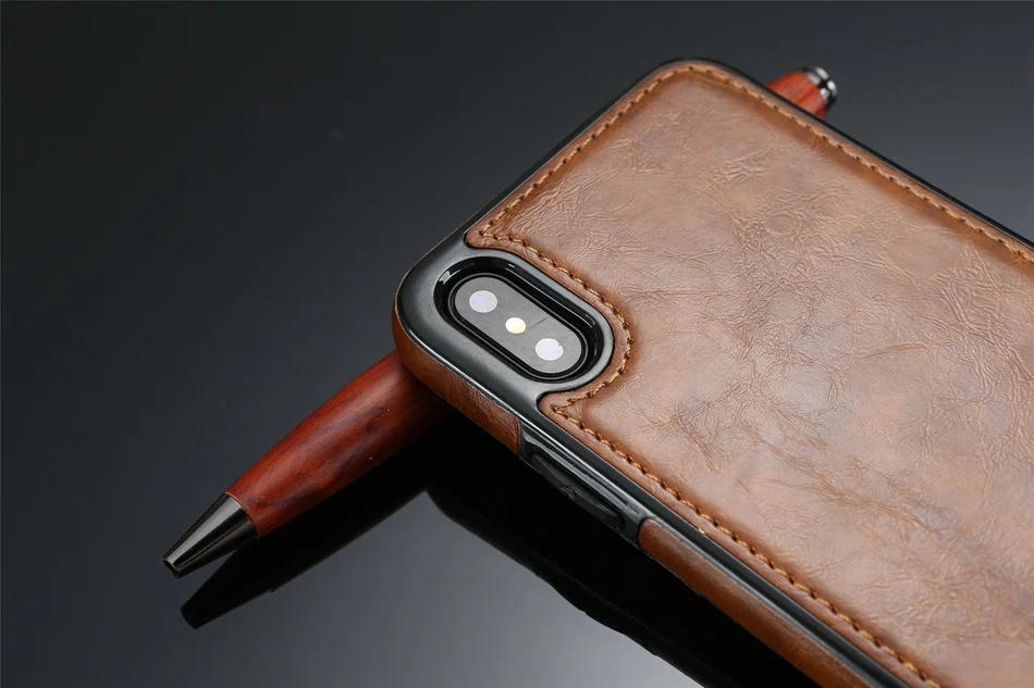 KISSCASE из искусственной кожи чехол для iPhone 6 6s 7 8 X XS MAX XR Автомобиля Магнит мобильного телефона чехол для iPhone 8 6 5 5S SE чехол Fundas чехол на айфон se 5s чехол на айфон 7