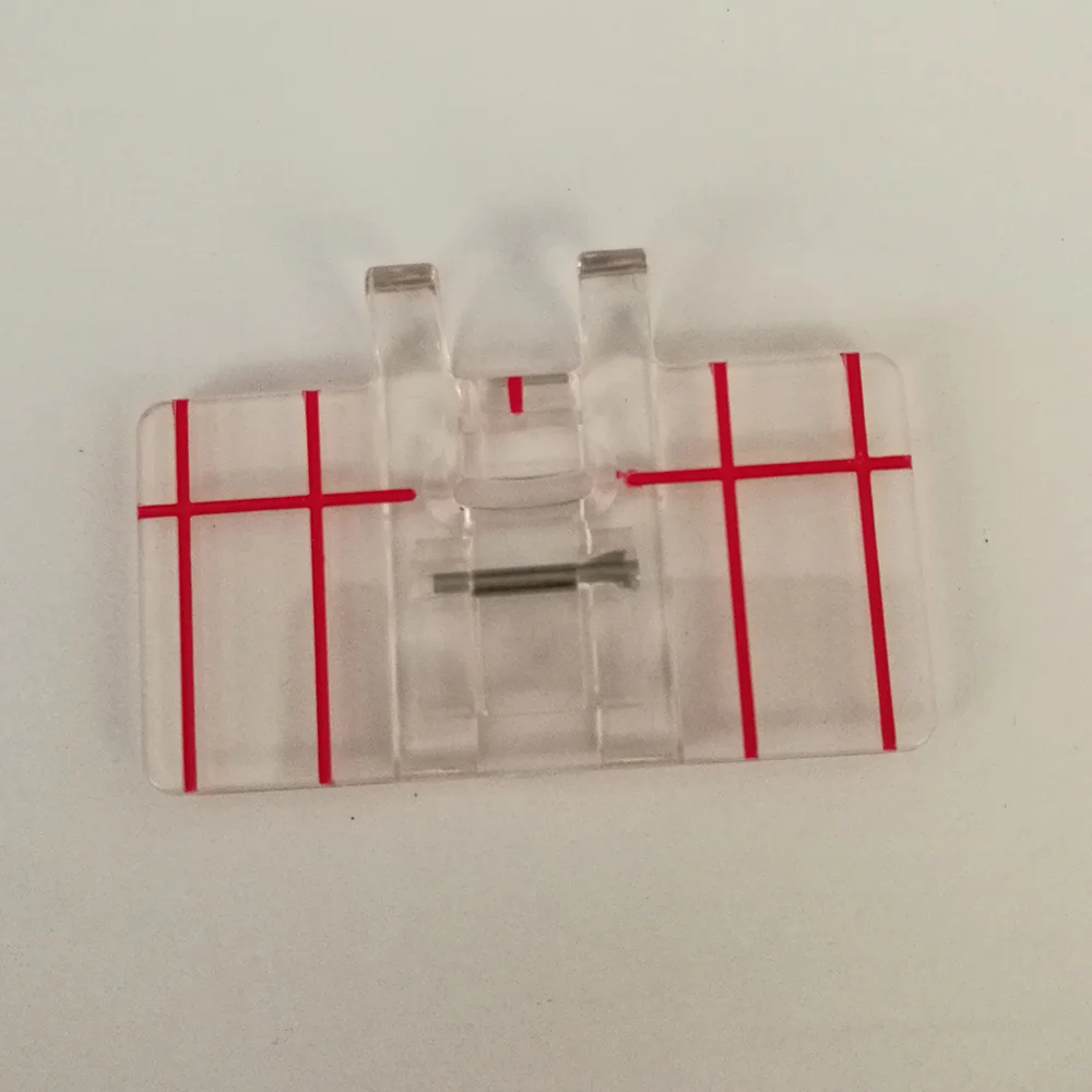 

Transparent Sewing Machine Sewing Presser Foot 605 Accessories Transparent Parallel for for Brother Juki Singer So on Costura