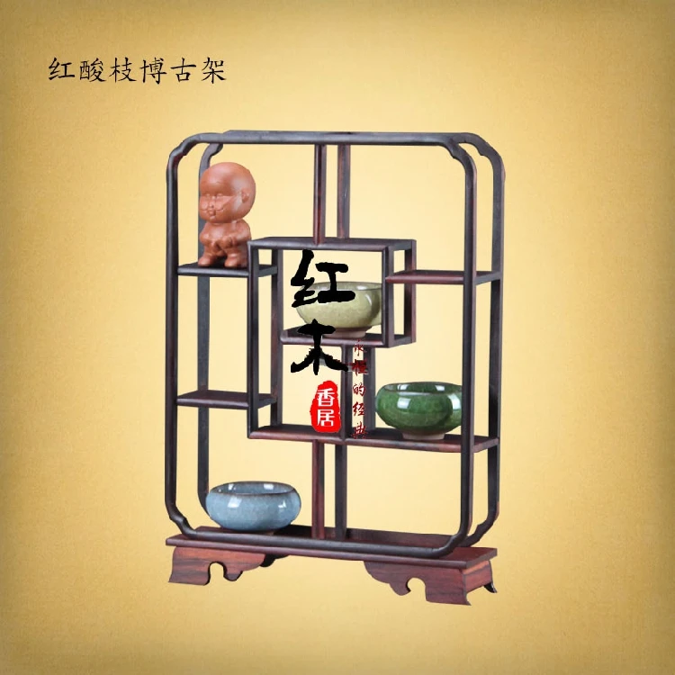 Антикварный шкаф для сувениров из палисандра полка стеллаж выставочная музей