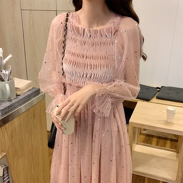 3 цвета Mihoshop Ulzzang Корейская женская модная одежда милое шифоновое Повседневное