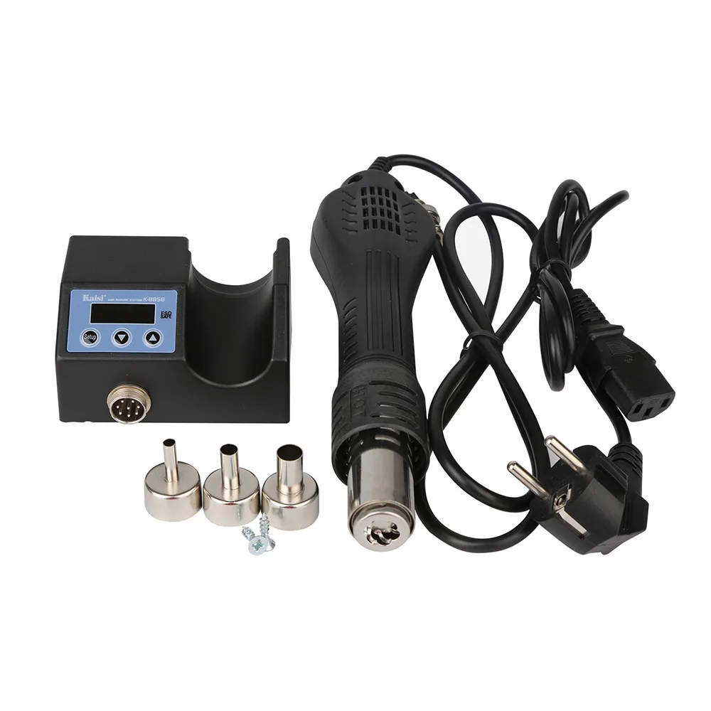 Портативная паяльная станция BGA с цифровым дисплеем термофеном и регулировкой