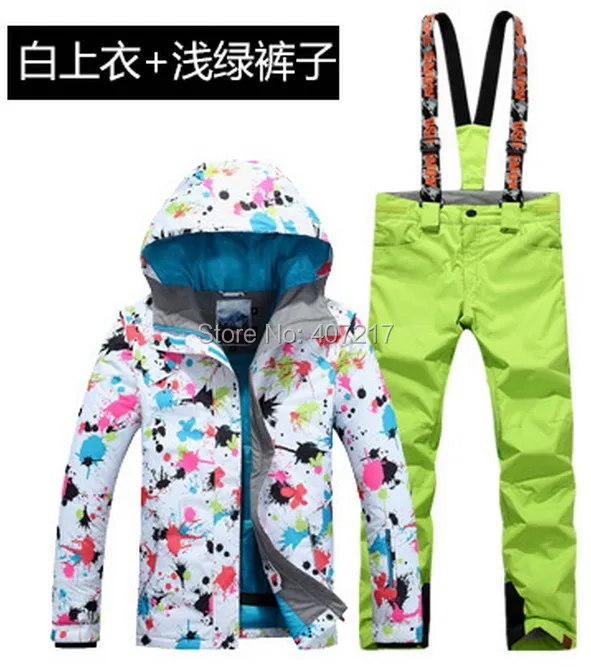 Новинка популярный женский лыжный костюм для сноуборда женская одежда катания