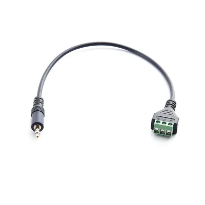 3 5 мм полюс стерео штекер AV винт видео балун терминал аудио разъем контактный