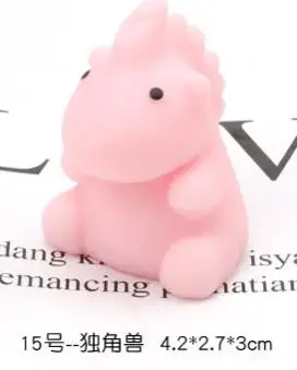 pink unicorn Игрушка Мягкий кот милые животные антистрессовый мяч сжимающий поднимающийся Моти антистресс облегчение игрушки Abreact мягкий липкий сквиши Забавный подарок - Цвет: pink unicorn