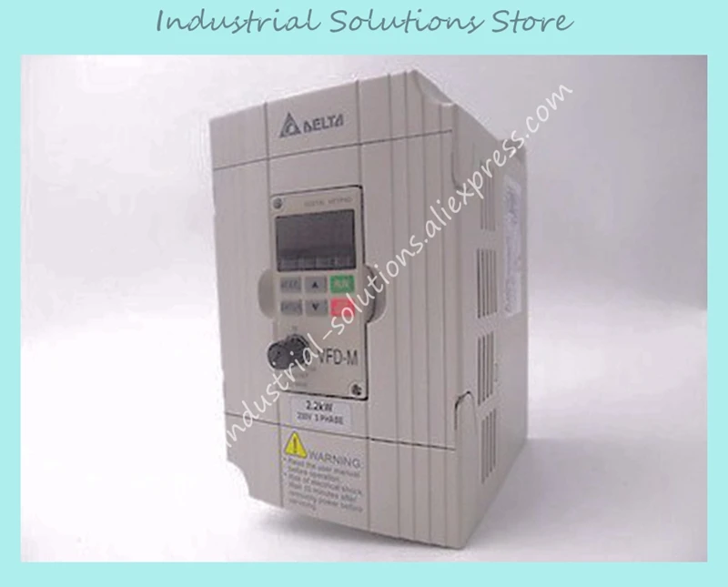 Преобразователь 3 фазный VFD022M23B 220V Выход 3PH 0 ~ 240V 2.2KW 3HP 1 400 Гц VFD M серии Новый|inverter