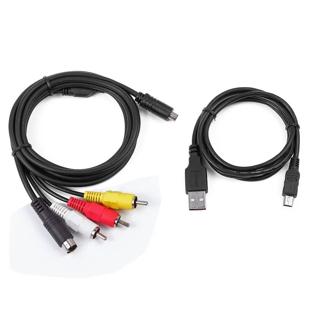 AV A/V Аудио Видео TV + USB кабель для SONY Handycam DCR-SX41/E | Электроника