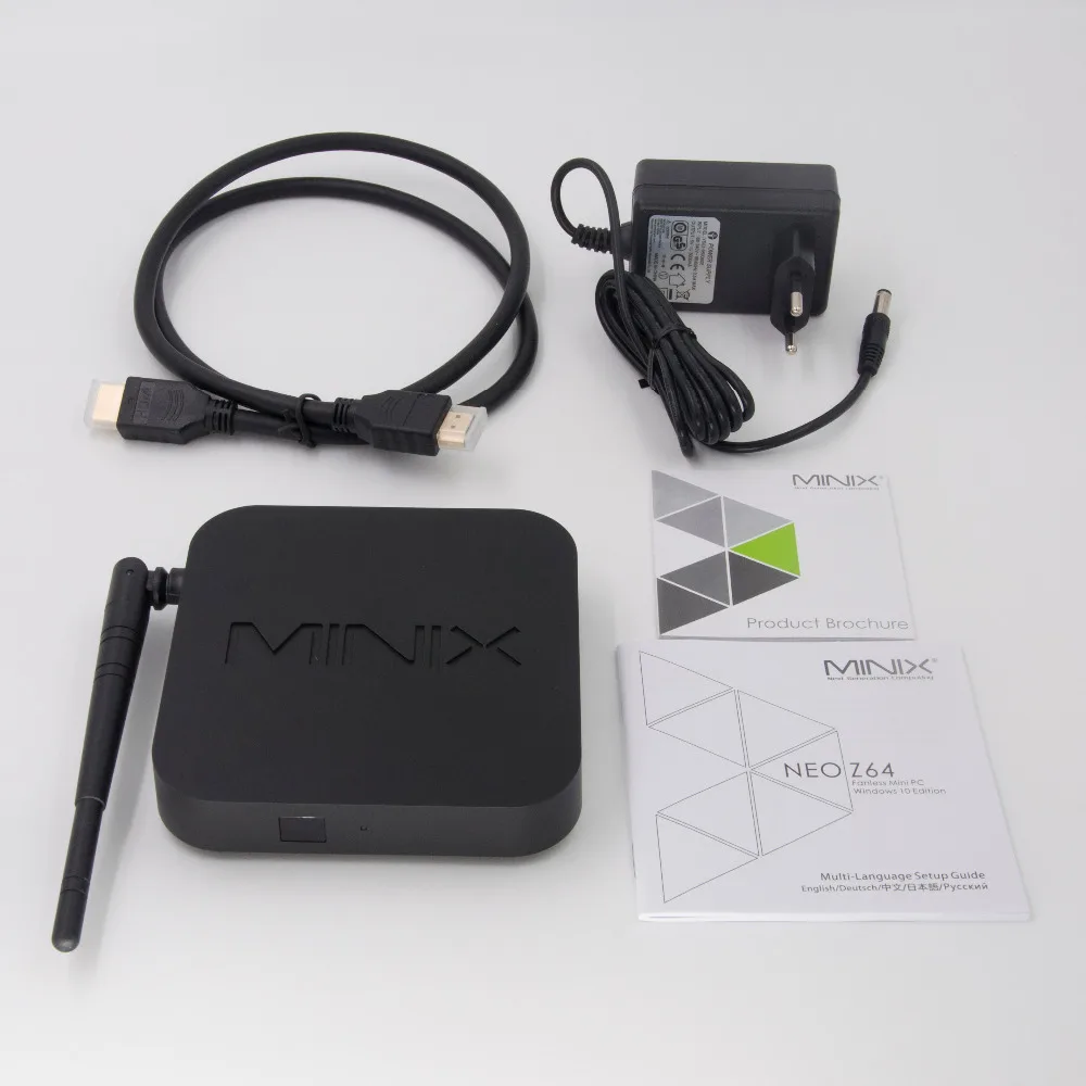 MINIX NEO Z64 серии Z64w официальный Окна 10 Android TV Box Intel Atom 64bit 4 ядра Процессор 2 г/32 г 1080 P