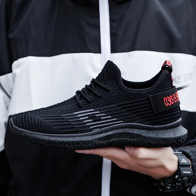 Men Casual Shoes Fashion Sneakers Breathable Tenis Masculino Adulto Woven Summer Walking Footwear | Обувь
