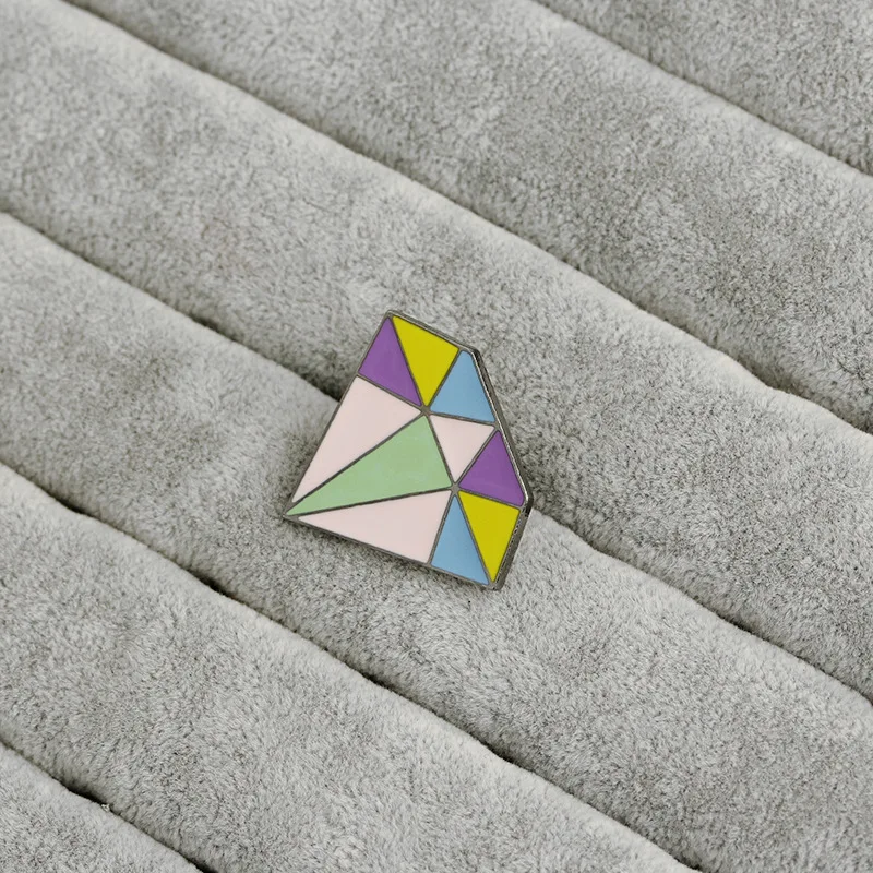 High Quality Creative Cartoon Oil Drop Brooch Geometry Dress Neckpin Gift Wholesale Brooches for Women | Украшения и аксессуары
