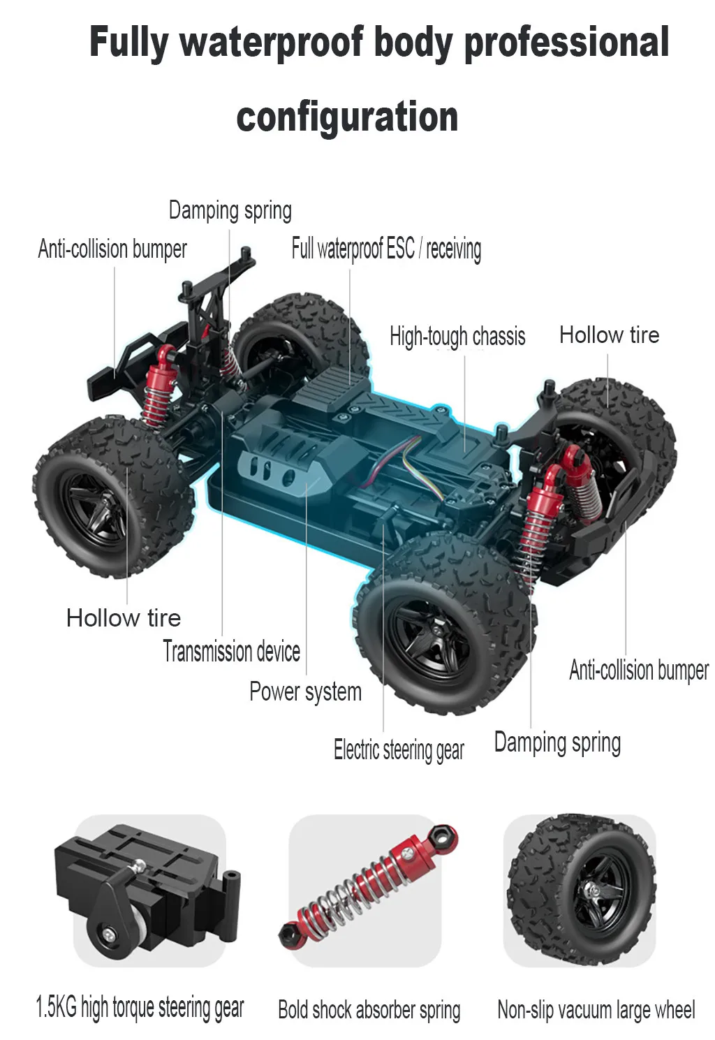 50KM/H 1/18 Scale RC Car 2.4G 4WD High Speed Fast Remote Controlled Large TRACK Professional four-wheel drive racing Z514 | Игрушки и