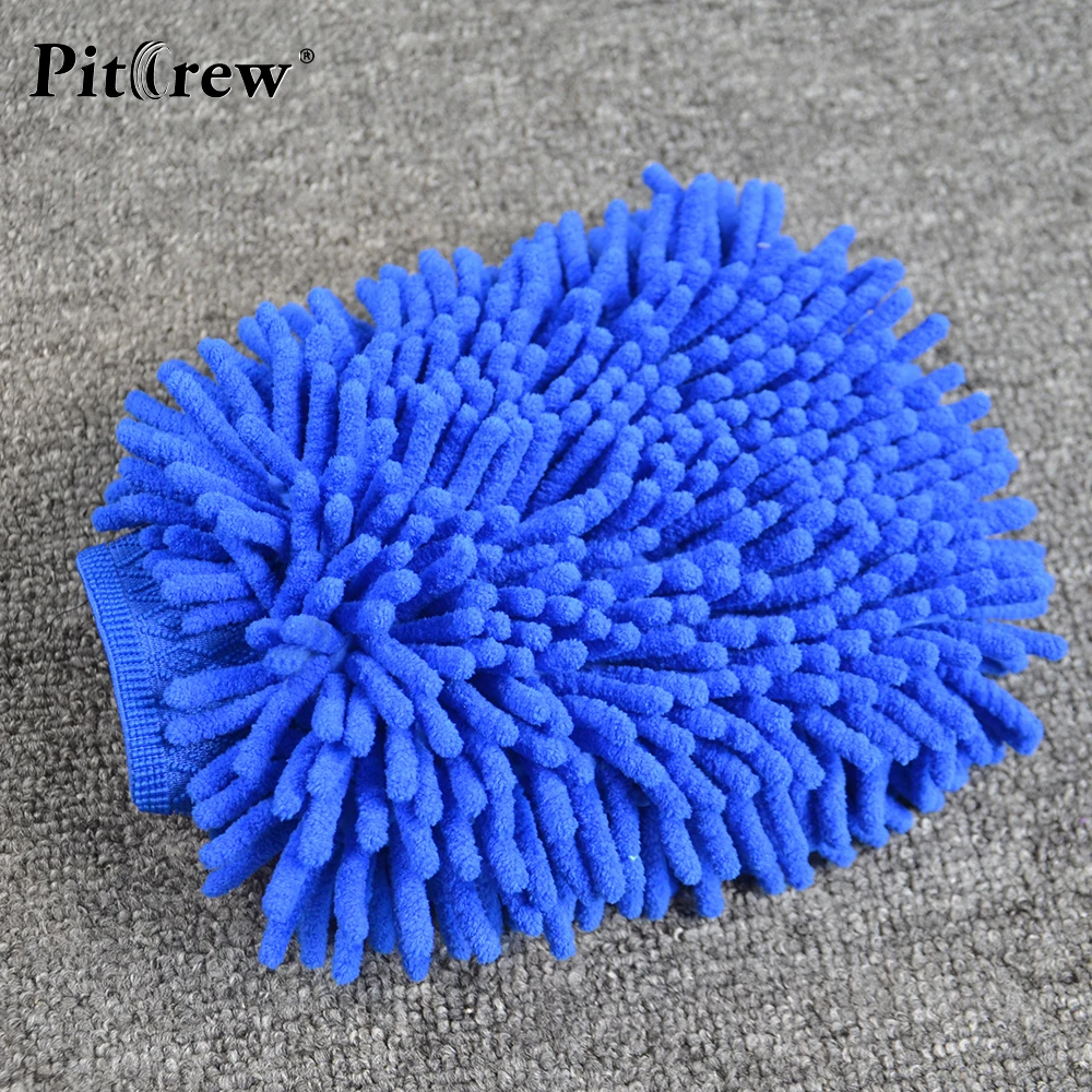 1 шт. уход за автомобилем ультратонкие волоконные синельные перчатки для мытья