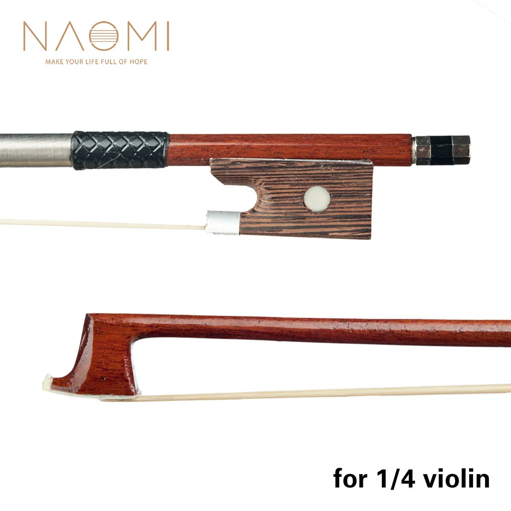 NAOMI 1/4 бразильская Скрипка Лук для акустической скрипки/скрипка 1/4 Скрипка Лук для студентов начинающих скрипки Запчасти и аксессуары новые