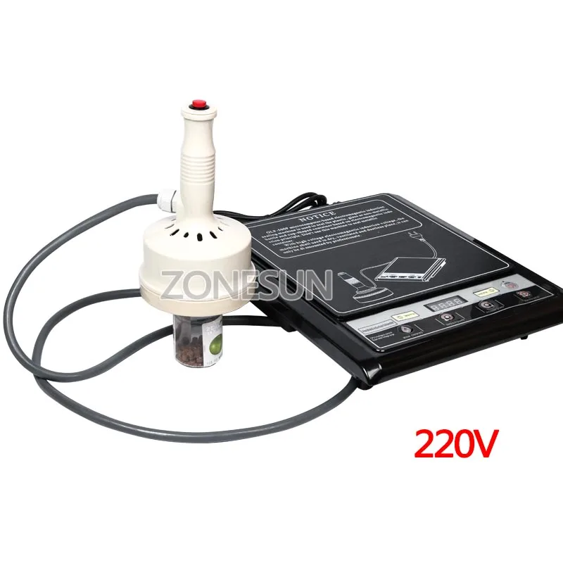 220V Old type ZONESUN ручной электромагнитный индукционный медицинский пластиковый колпачок для бутылки герметик 20-100 мм для алюминиевой фольги - Цвет: 220V Old type