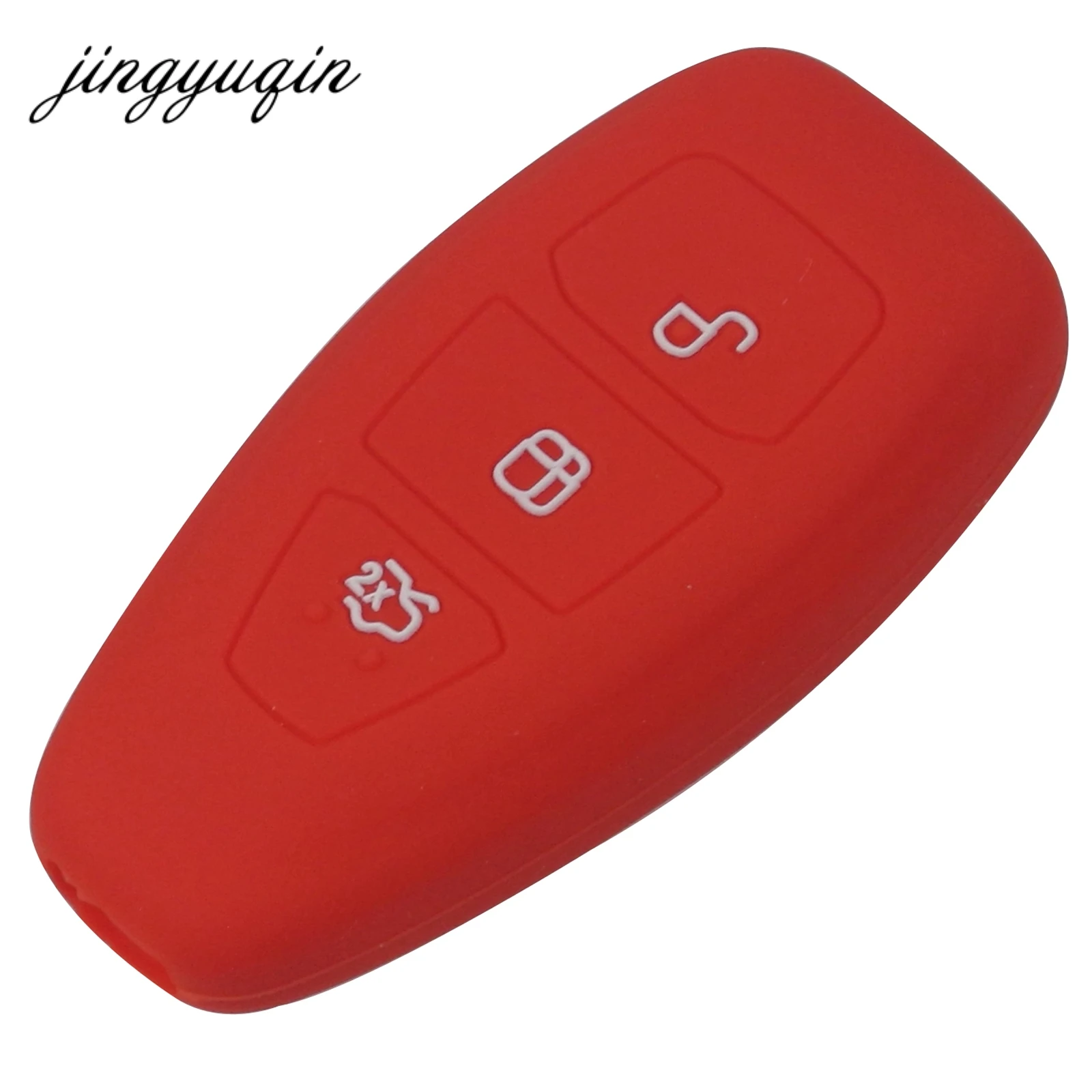 Силиконовый чехол для ключей jingyuqin 10 шт./лот ford Fiesta Focus Mondeo C Max B Kuga резиновый смарт