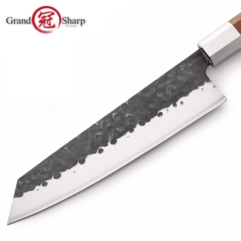 Нож шеф повара ручной работы японский Kiritsuke кухонные ножи из нержавеющей стали
