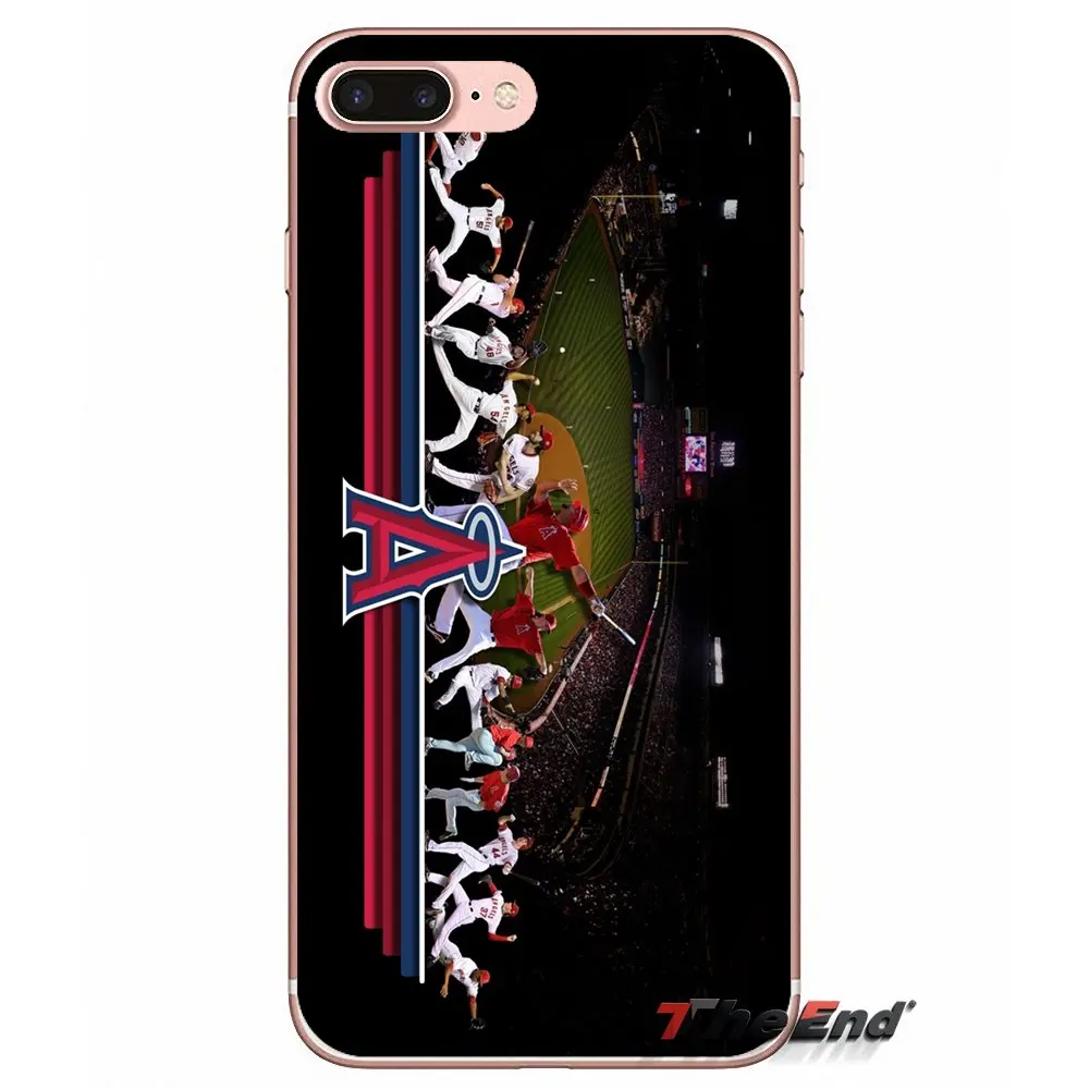 Soft Transparent Cases Covers Anaheim Angels For Samsung Galaxy S3 S4 S5 MINI S6 S7 edge S8 S9 Plus Note 2 3 4 5 8 | Мобильные