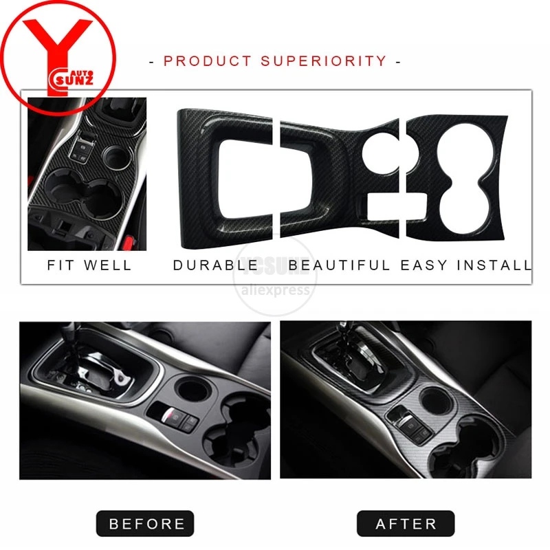 Крышка рычага переключения передач цельной центральной консоли из АБС пластика