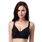 Женский кружевной бюстгальтер с пуш-ап, тонкий регулируемый корсет с большой чашечкой, 2019