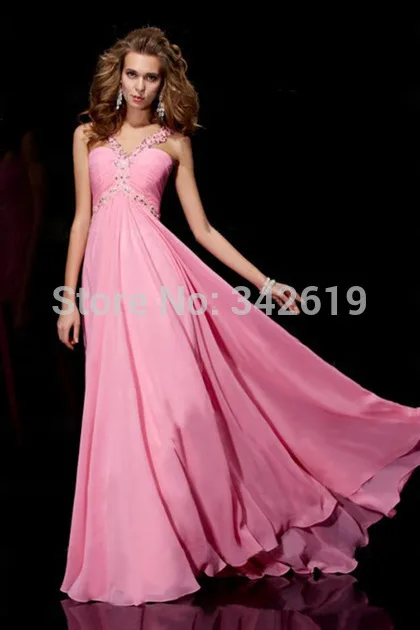 2015 Cheap Long Evening Dress High Waist Corset Bodice Chiffon Floor Length Gown | Свадьбы и торжества