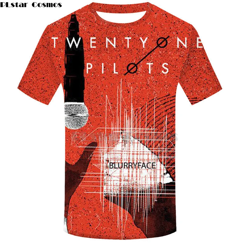 Футболка Twenty one pilots, Мужская 3D футболка, harajuku, топ, хип-хоп, Мужская футболка, уличная одежда, топы, модная мужская одежда, футболка