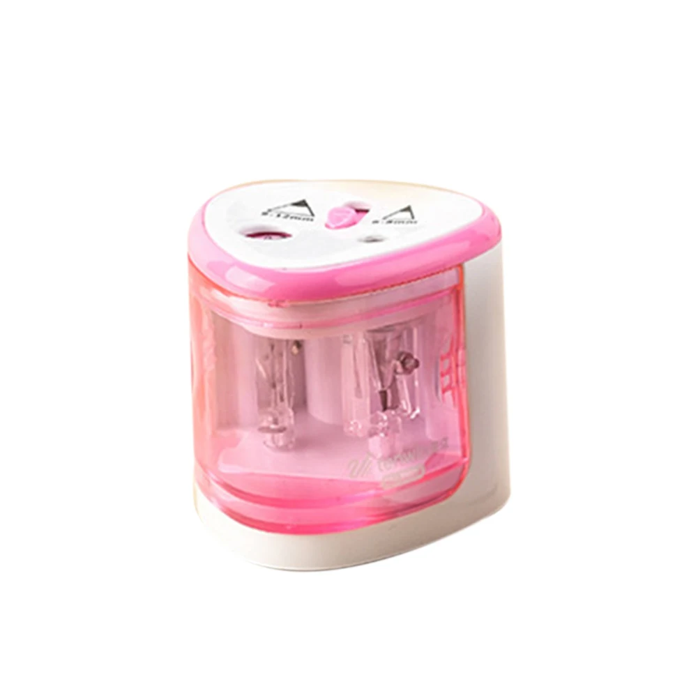 Automatic Electric Touching Switch Pencil Sharpener /Pink/Silver Office School Student Supply Drop Shipping ~3 | Канцтовары для