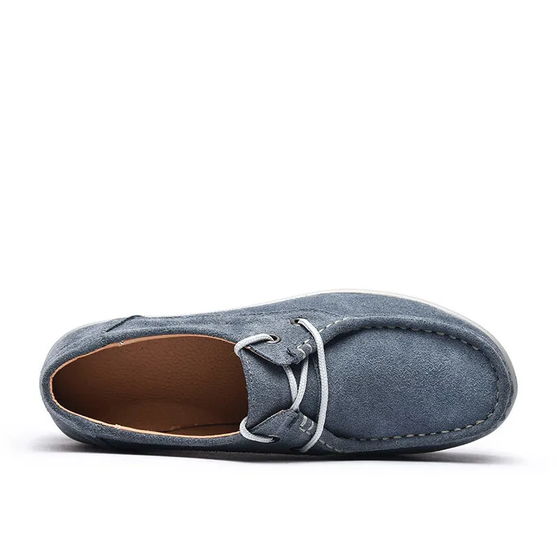 Женские замшевые мокасины на платформе шнуровке|brand women flats|women brand flatswomen flats |