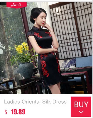 Красный цветок Qipao Китайский шелк Шанхай платье Восточный Стиль длинное платье модное красное платье Китайский косой Qipao Лето Азиатский