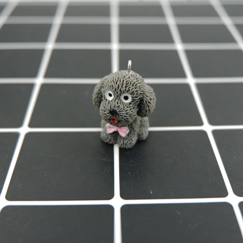 3 Kawaii Teddy подвески и брелоки с собакой для DIY Браслеты ожерелье серьги брелок ювелирных изделий - Окраска металла: 3