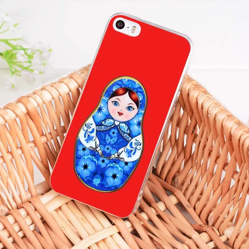 MaiYaCa русские куклы матрешка Роскошный Гибридный чехол для телефона для iPhone 8 7 6 6S Plus X 10 5 5S SE 11pro чехол Coque - Цвет: 9