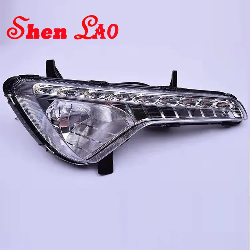 ShenLao 1 пара для Kia Sportage 2010 2011 2012 2013 2014 SPORTAGE R светодиодный DRL дневные ходовые огни