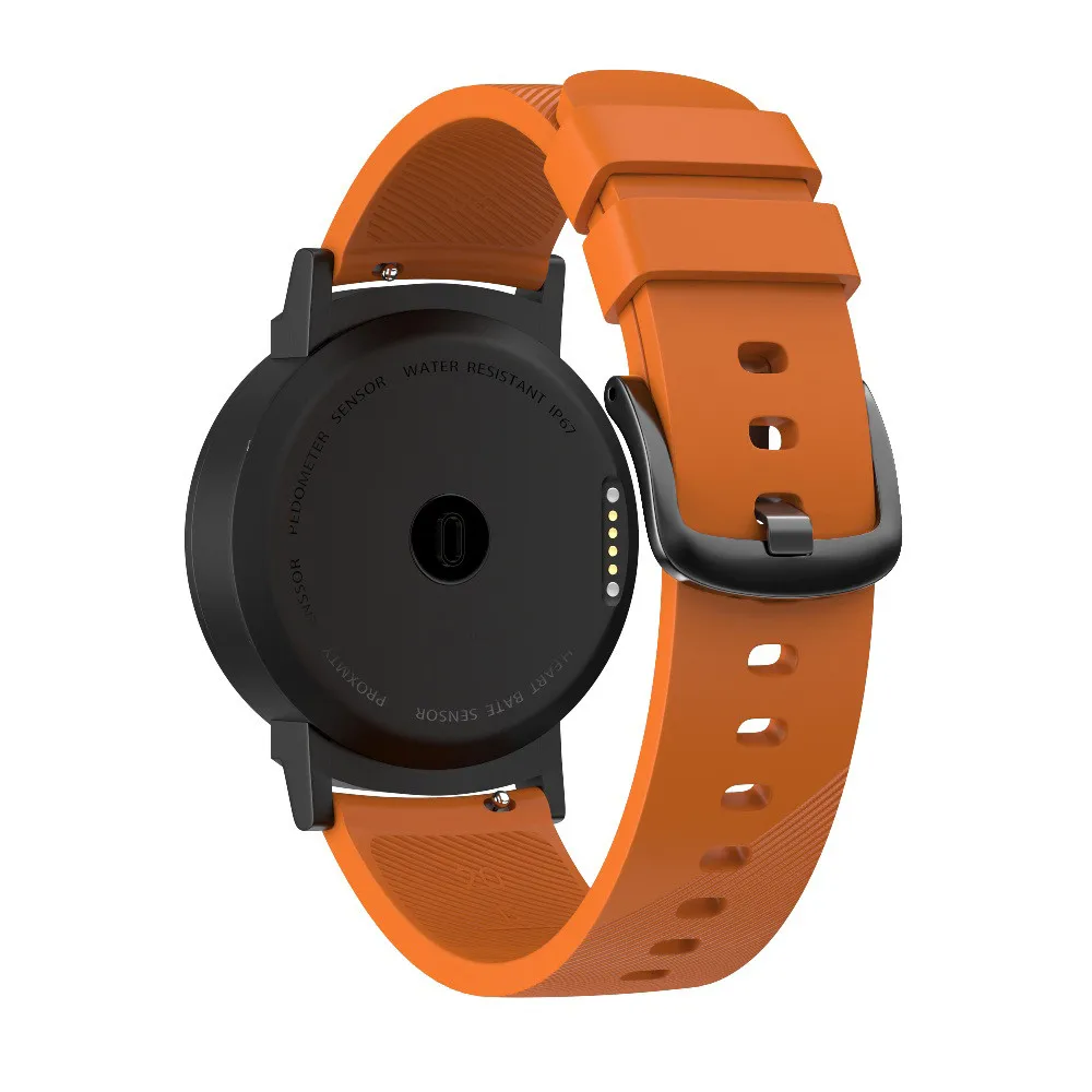 Маленький сменный силиконовый ремешок, браслет для Ticwatch E 20 мм, ремешок для часов, силиконовый ремешок s3